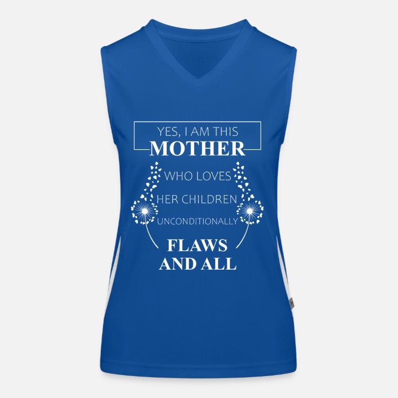 I Am This Mother Loves Children Muttertag Geschenk Funktionelles Kontrast-Tank Top für Frauen