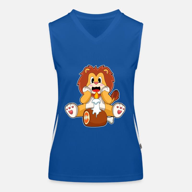 Löwe Geburtstagsgeschenk Funktionelles Kontrast-Tank Top für Frauen