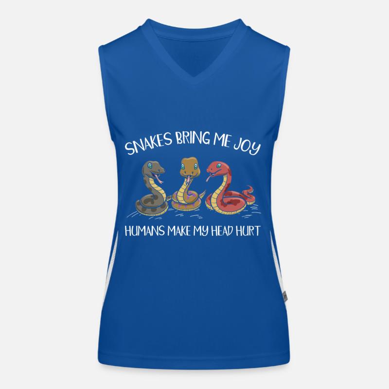 Propriétaire de serpent Débardeur respirant contrasté Femme