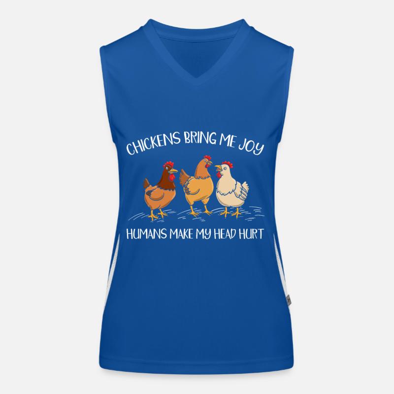 Freude mir mir machen Kopfweh Funktionelles Kontrast-Tank Top für Frauen