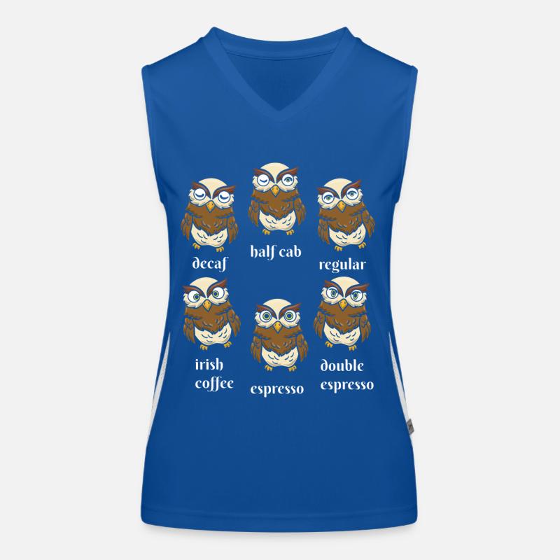Bird Watching Caffeine Drinkers Women's Functional Contrast Tank Top