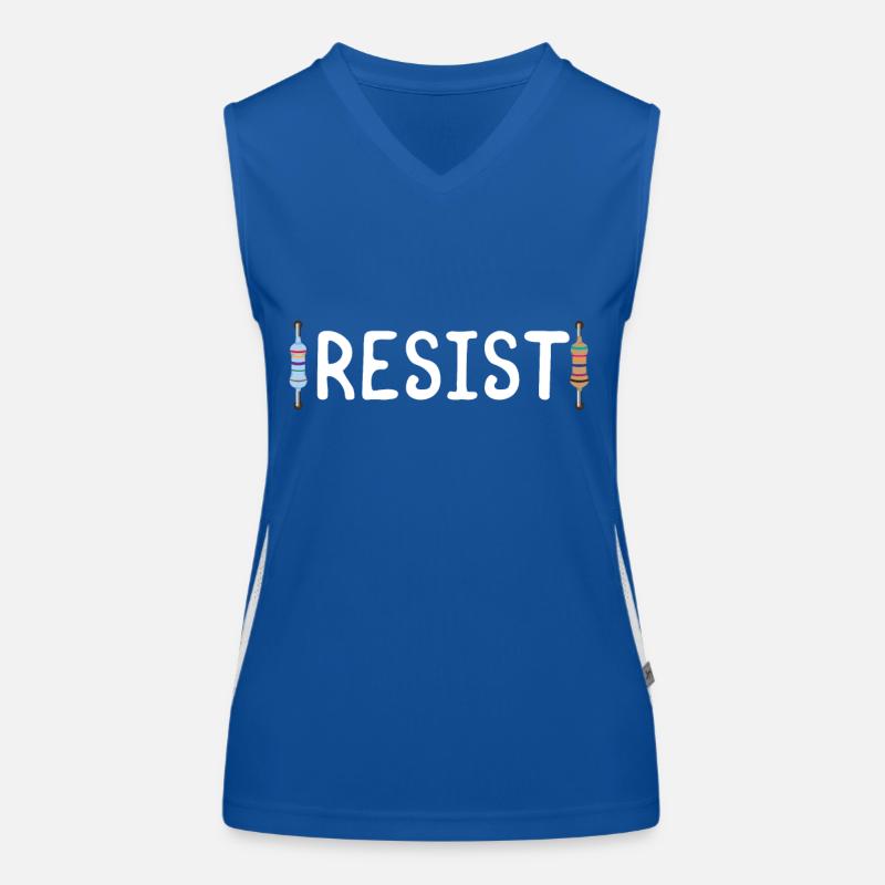 Physique Symbole Science Nerd Débardeur respirant contrasté Femme