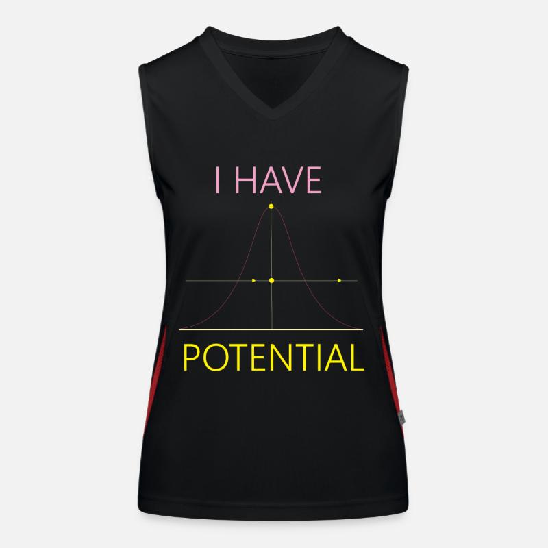 Zukünftiger Physiker Science Nerd I Funktionelles Kontrast-Tank Top für Frauen