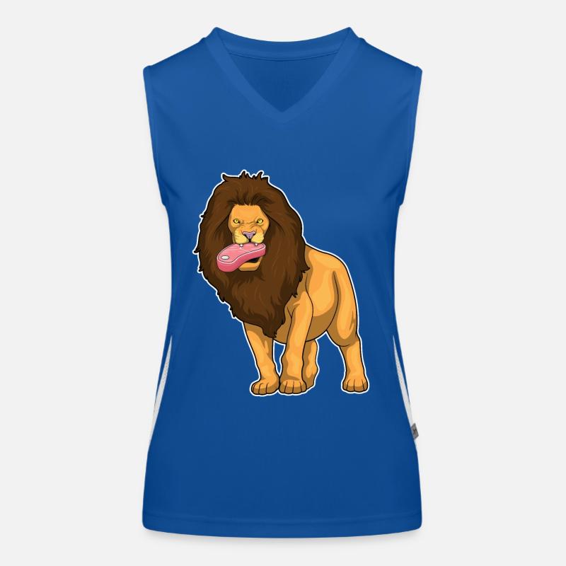 Löwe Fleisch Funktionelles Kontrast-Tank Top für Frauen