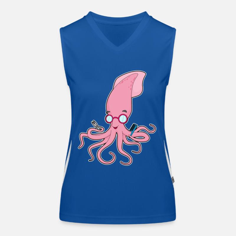 Calmar Coiffeur Ciseaux Débardeur respirant contrasté Femme