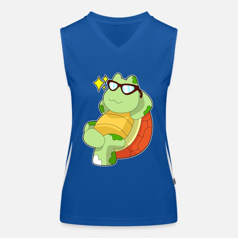 Turtle Sunglasses Women's Functional Contrast Tank Top