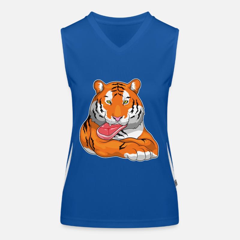 Tiger Fleisch Funktionelles Kontrast-Tank Top für Frauen