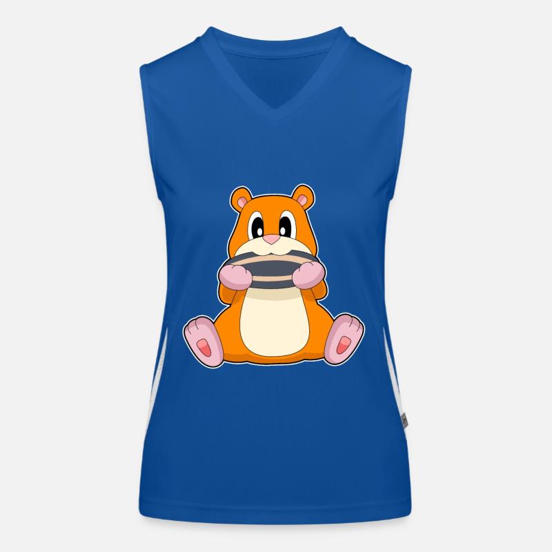 Hamster Samen Funktionelles Kontrast-Tank Top für Frauen