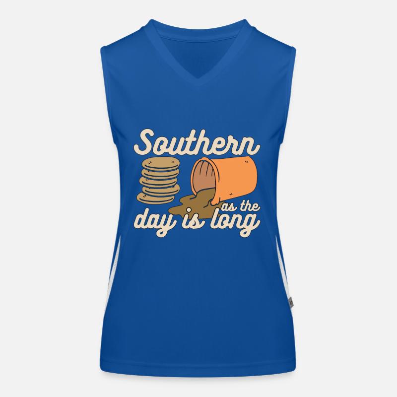Biscuits And Gravy Southern As The Biscuits Lover Funktionelles Kontrast-Tank Top für Frauen