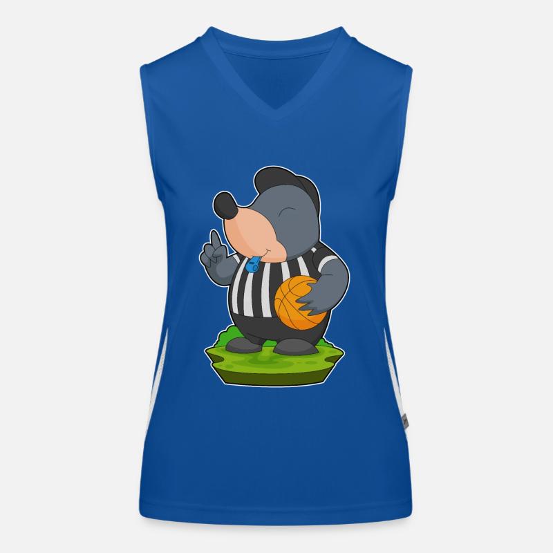 Mole Referee Basketball Women's Functional Contrast Tank Top