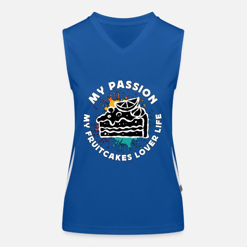 Fruitcakes Lover My Passion My Fruitcakes Baking Funktionelles Kontrast-Tank Top für Frauen