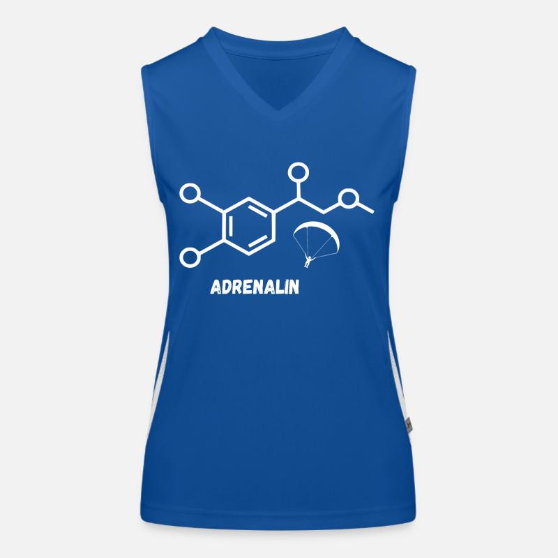 Adrenalin Paragleiten Funktionelles Kontrast-Tank Top für Frauen