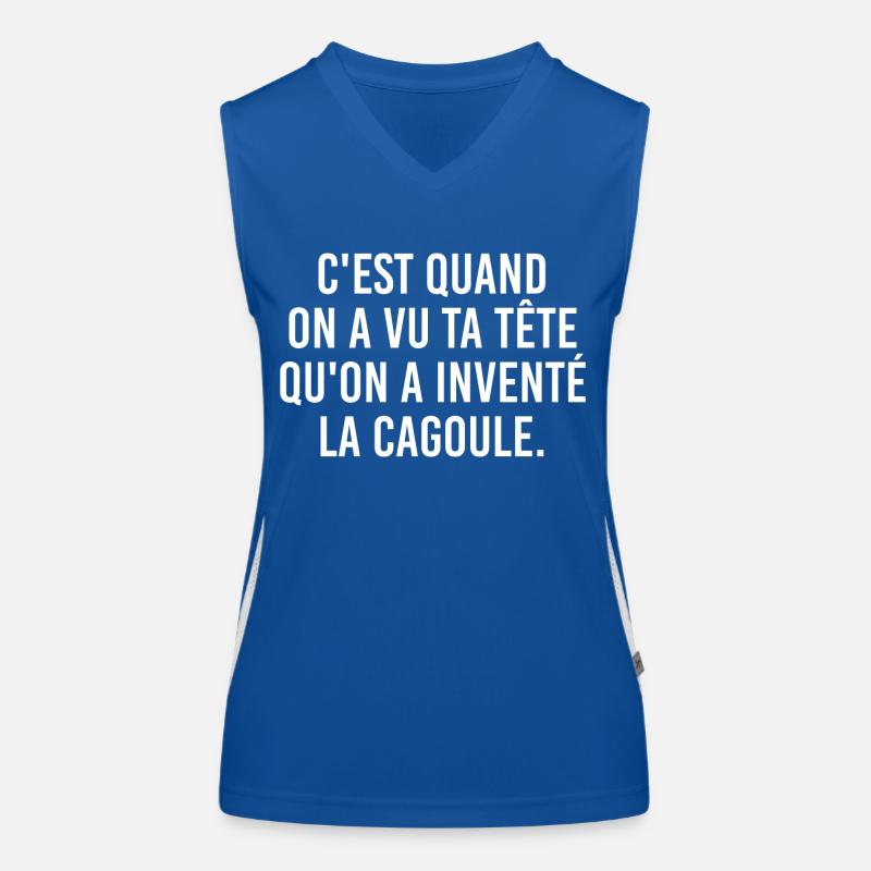 It's when we saw your face that we invented Women's Functional Contrast Tank Top