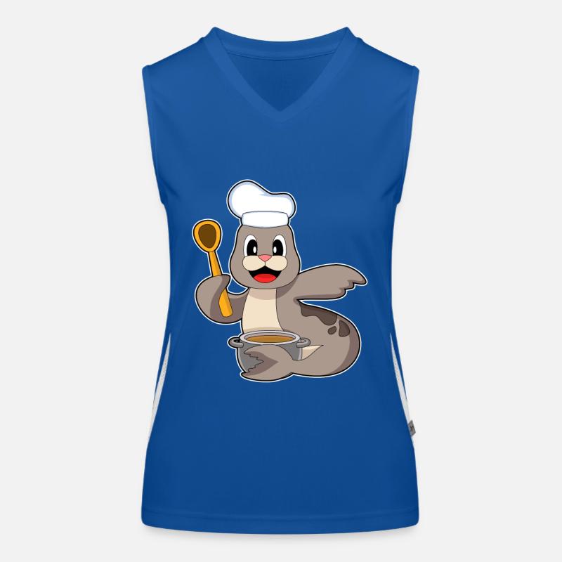 Seal Cooking Pot Women's Functional Contrast Tank Top