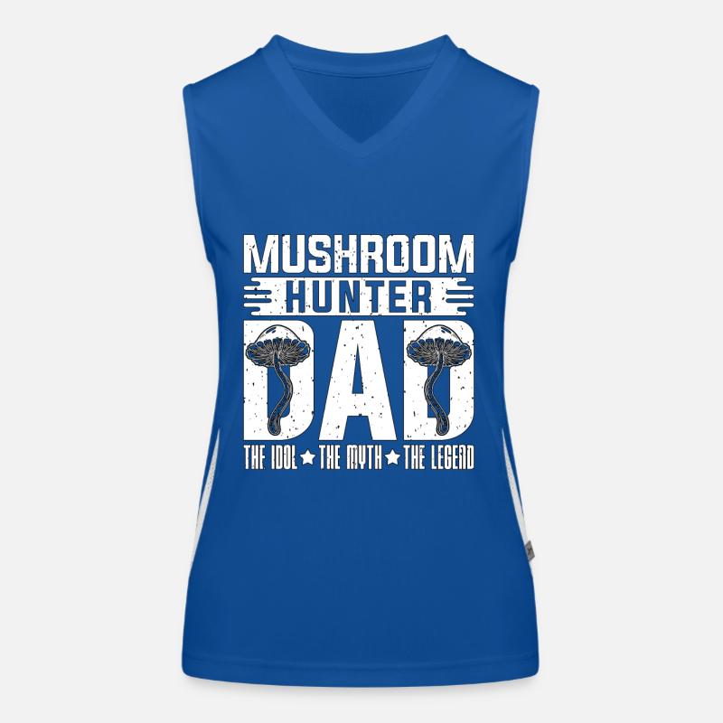 Chasseur de champignons Papa L’idole Le cueilleur de champignons Débardeur respirant contrasté Femme