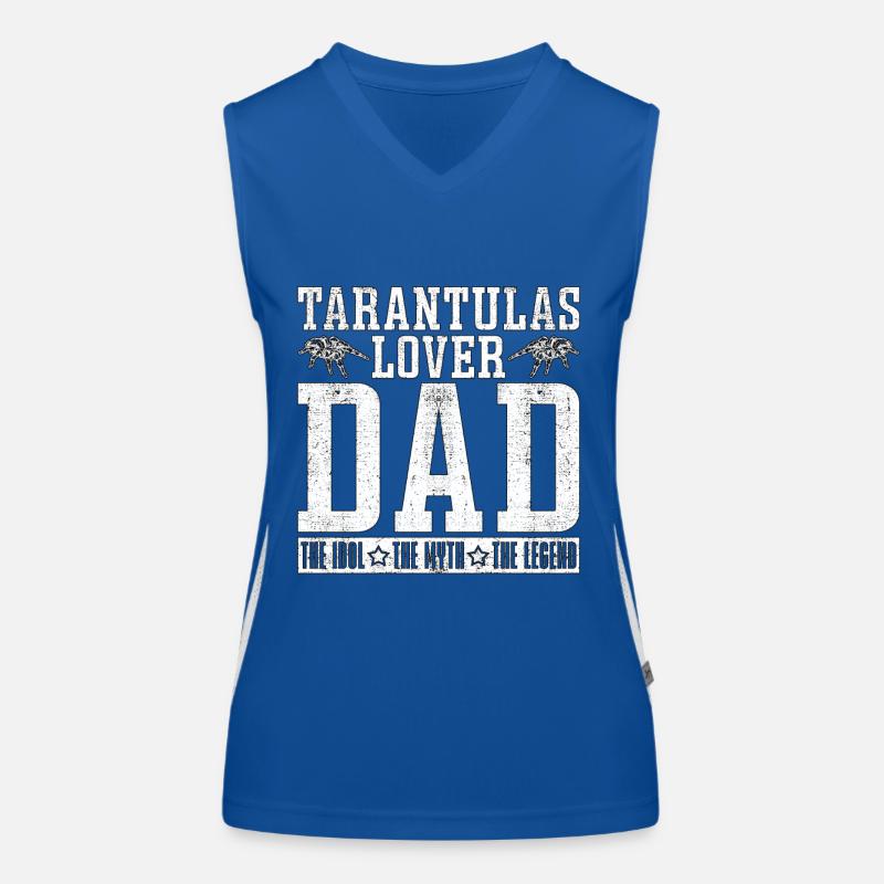 Tarantulas Lover Dad The Idol Tarantula Breeder Funktionelles Kontrast-Tank Top für Frauen