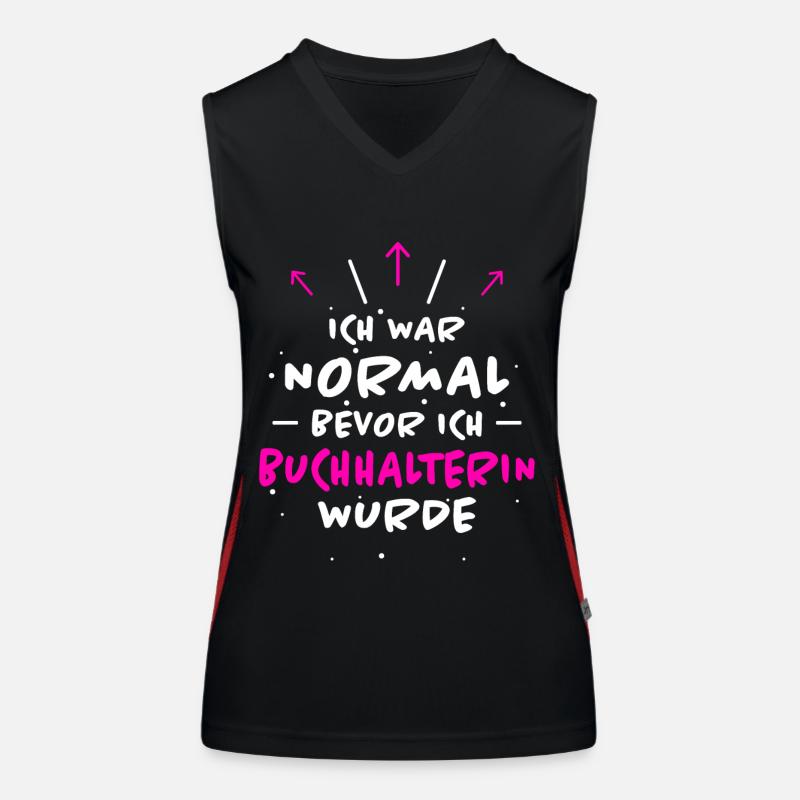 Buchhalterin Spruch Lustiges Buchhalterin Geschenk Funktionelles Kontrast-Tank Top für Frauen