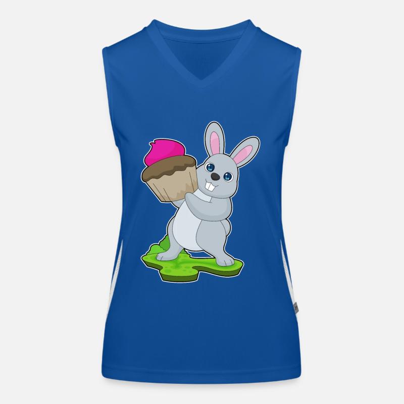Cupcake lapin Débardeur respirant contrasté Femme