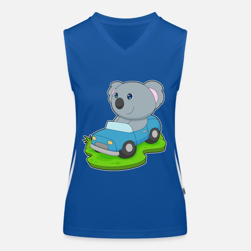 Koala Auto Funktionelles Kontrast-Tank Top für Frauen