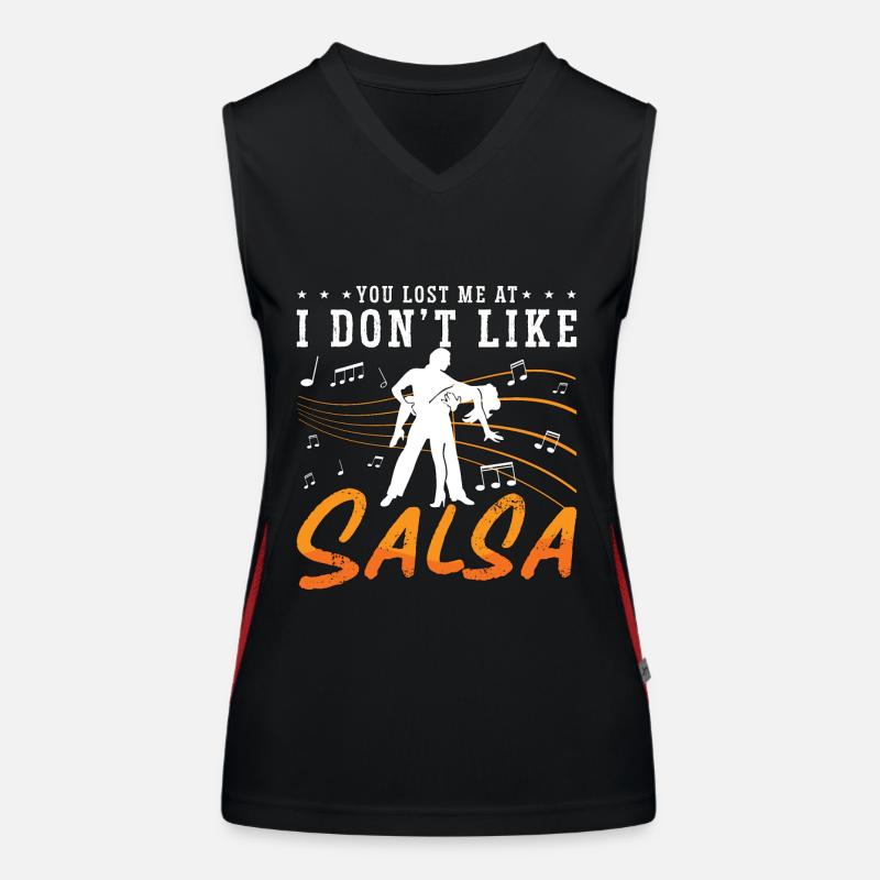 Danse Salsa Tu Mas Perdu Danse Mambo Danseuse Salsa Débardeur respirant contrasté Femme