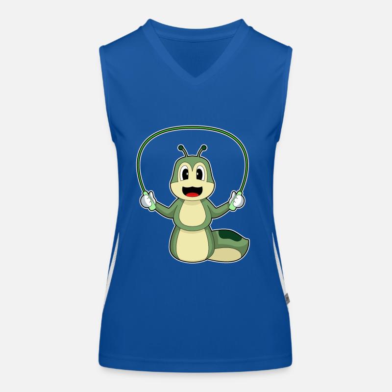 Raupe Seilspringen Springseil Funktionelles Kontrast-Tank Top für Frauen