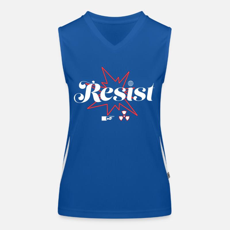 résiste Débardeur respirant contrasté Femme