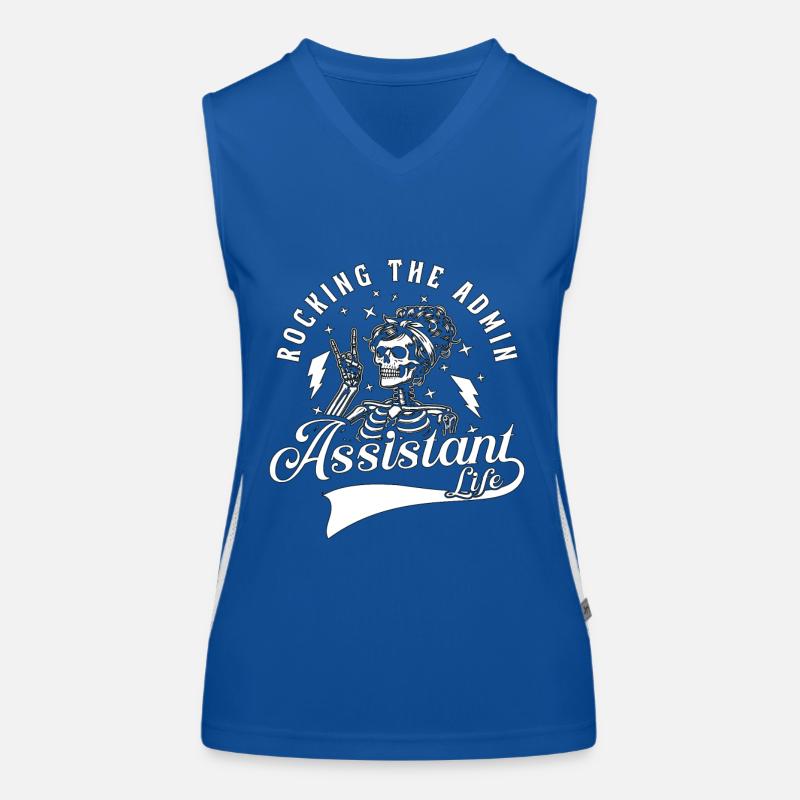 Admin Assistant Rocking The Admin Office Worker Débardeur respirant contrasté Femme