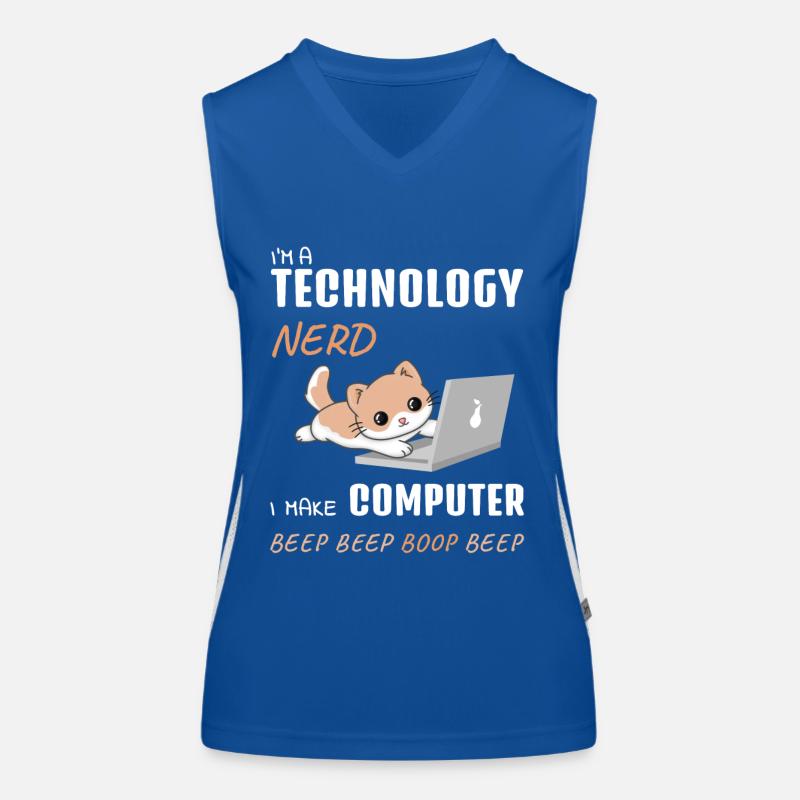 IT Computer Administrator Computerarbeit Geschenk Funktionelles Kontrast-Tank Top für Frauen