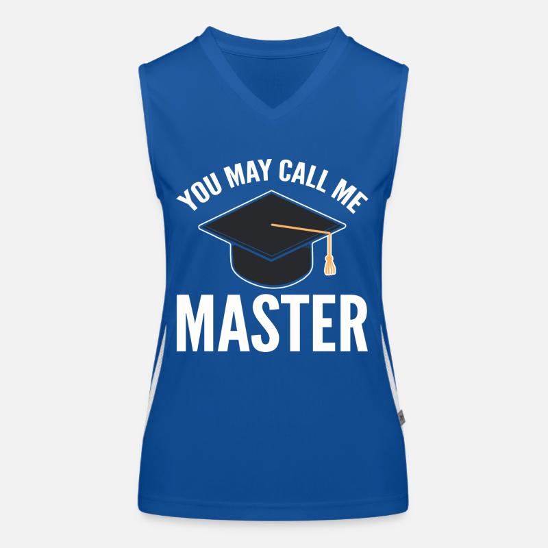 Master Studium Abschlussfeier Funktionelles Kontrast-Tank Top für Frauen