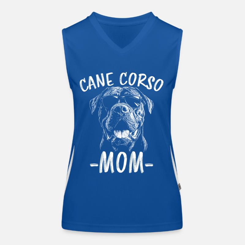 Cane Corso Italiano Mama Mom Cane Corso Geschenk Funktionelles Kontrast-Tank Top für Frauen