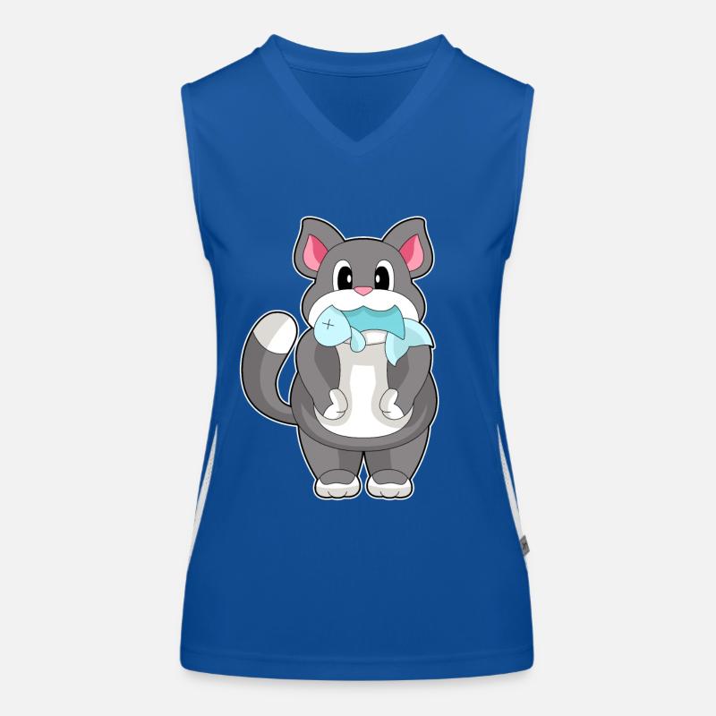 Poisson-chat Débardeur respirant contrasté Femme