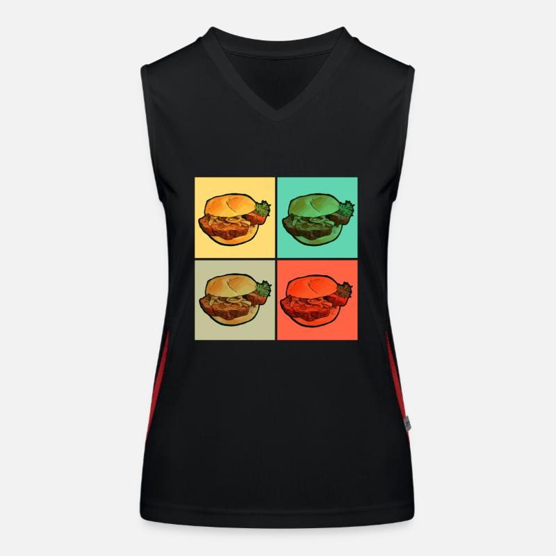Leberkas Fleischkäse Buns Women's Functional Contrast Tank Top