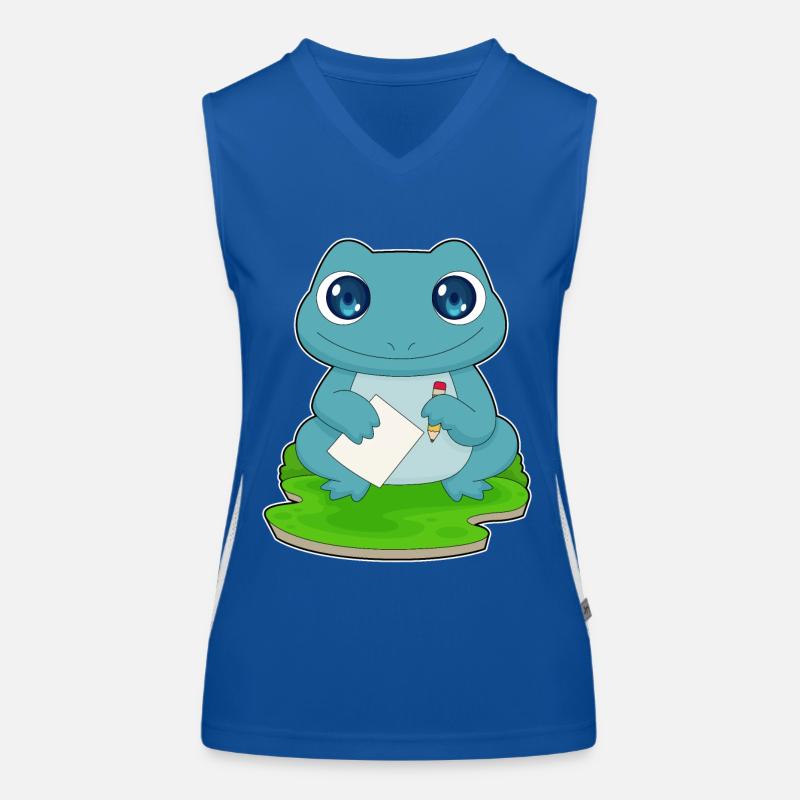 École de papier étudiante Frog Débardeur respirant contrasté Femme