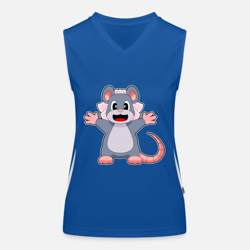 Maus Braut Schleier Hochzeit Funktionelles Kontrast-Tank Top für Frauen