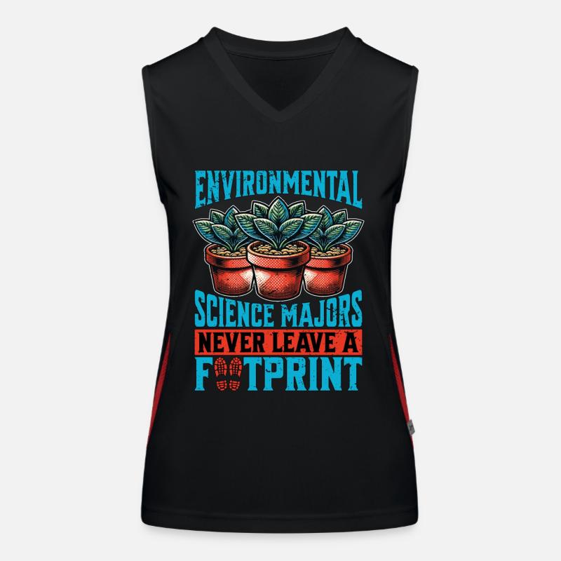 Environmental Science Majors Environmentalist Funktionelles Kontrast-Tank Top für Frauen