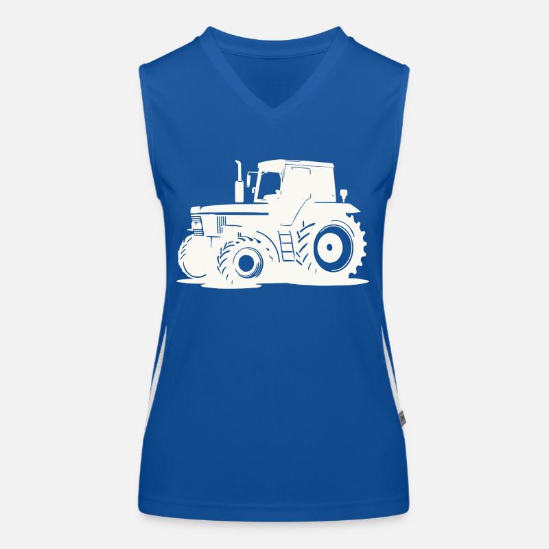 Traktor Funktionelles Kontrast-Tank Top für Frauen