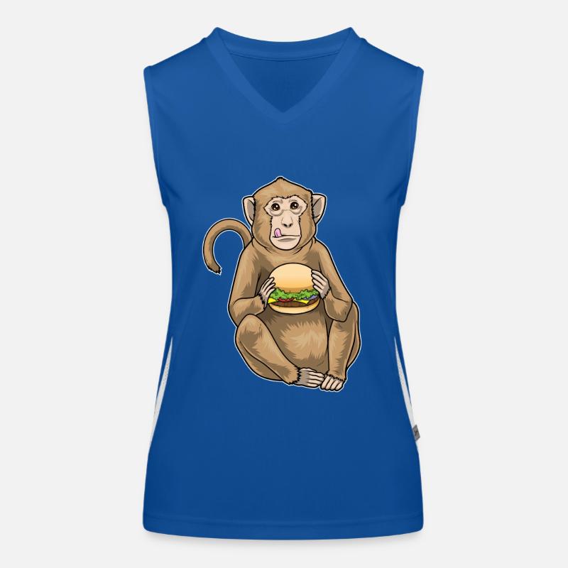 Cheeseburger de singe Débardeur respirant contrasté Femme
