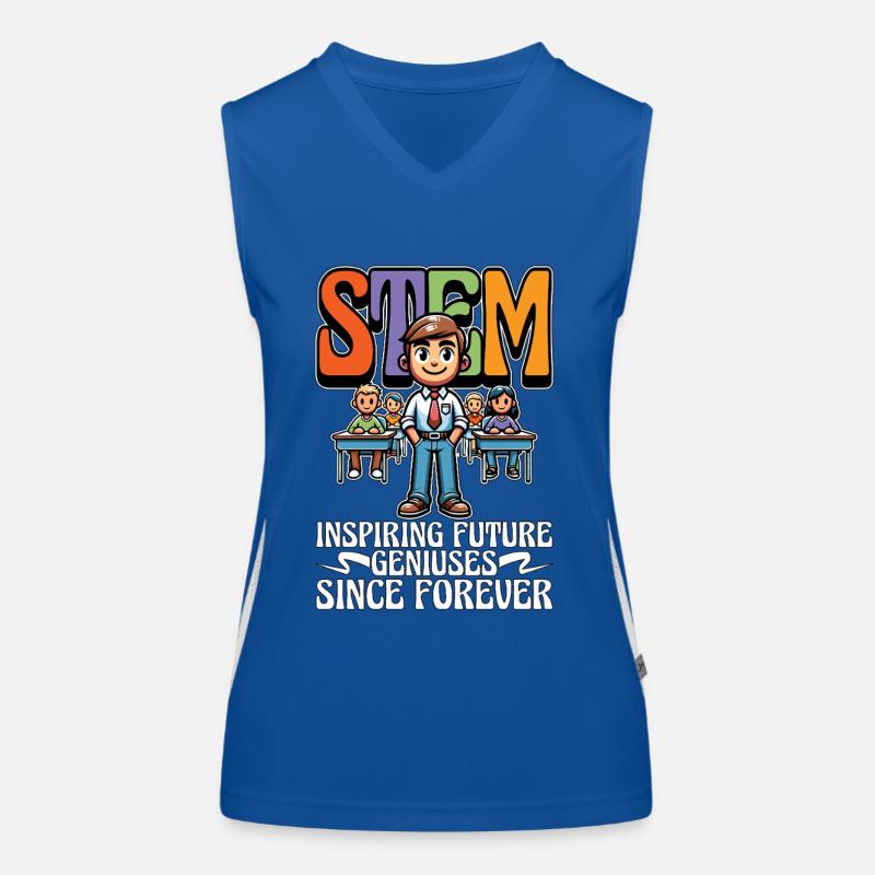 STEM Inspiring Future Data Analysis STEM Teacher Funktionelles Kontrast-Tank Top für Frauen