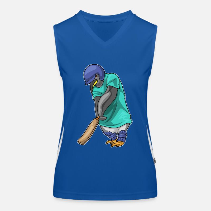 Penguin Cricket Batte de cricket Débardeur respirant contrasté Femme
