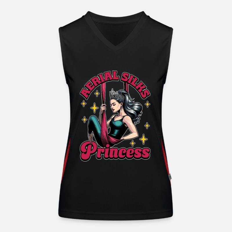 Acro Dance Aerial Silks Princess Acrobatic Dancing Funktionelles Kontrast-Tank Top für Frauen