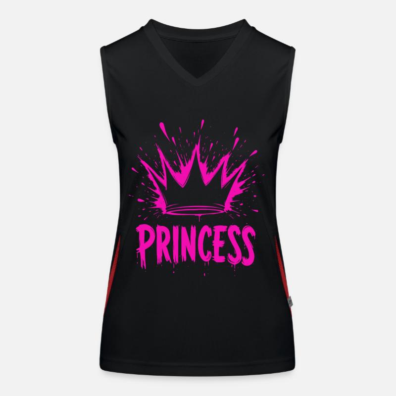 Princesse Crown Splash Débardeur respirant contrasté Femme
