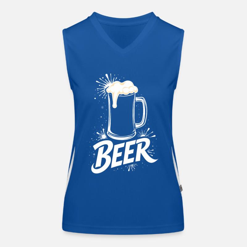 Chope à bière Débardeur respirant contrasté Femme
