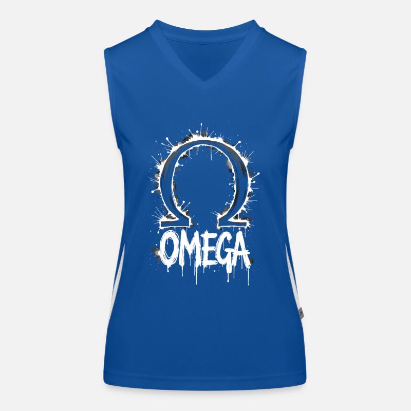 Symbole Omega Splash Débardeur respirant contrasté Femme