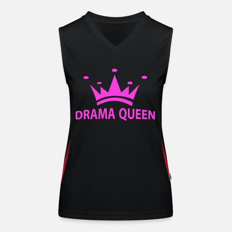 Drama_Queen Funktionelles Kontrast-Tank Top für Frauen