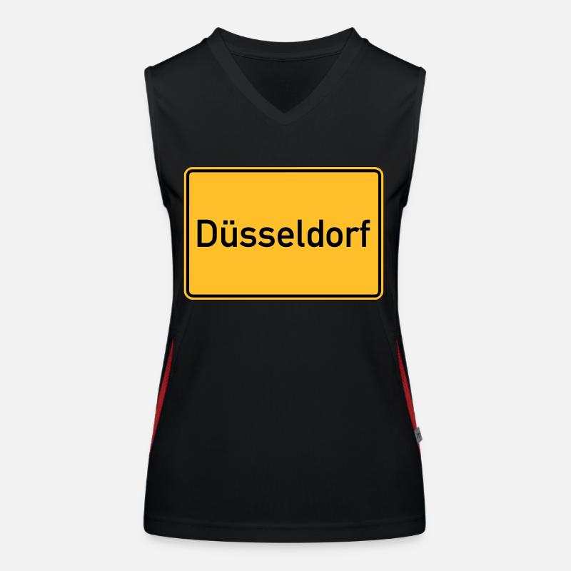 Düsseldorf Funktionelles Kontrast-Tank Top für Frauen