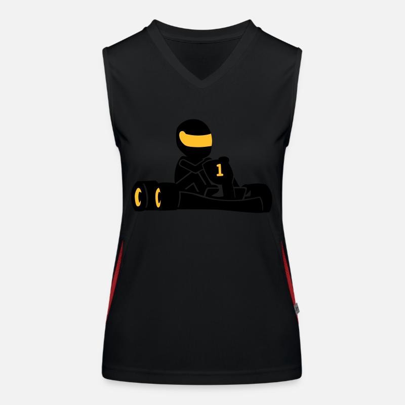 Kart Débardeur respirant contrasté Femme