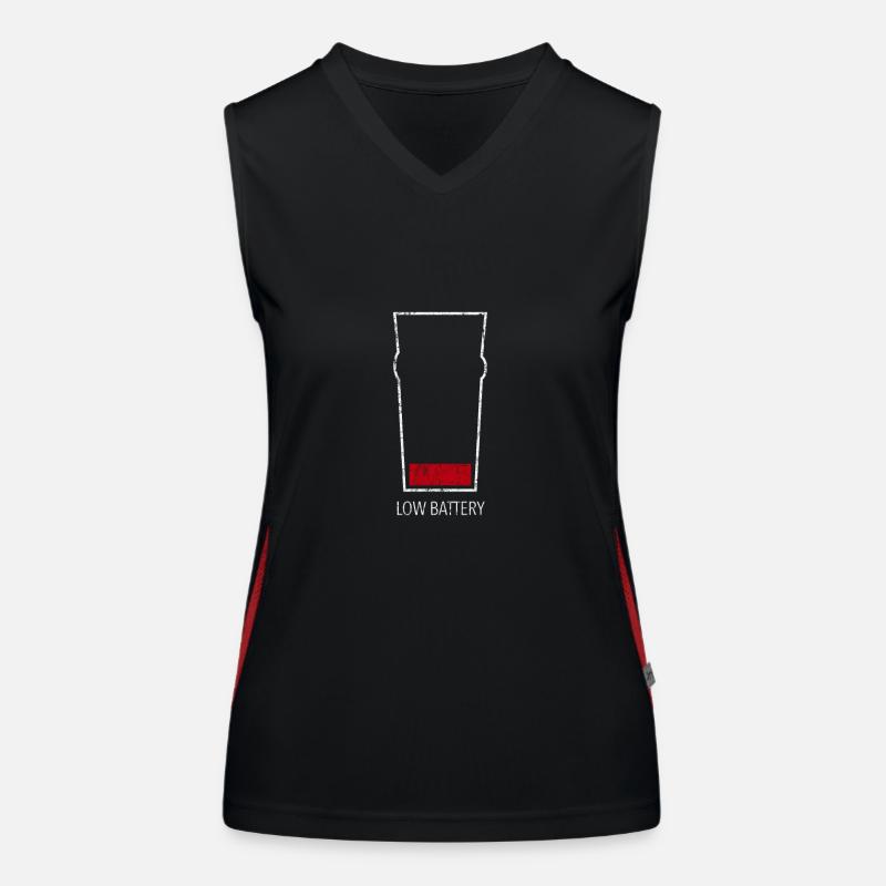 Alkohol Funktionelles Kontrast-Tank Top für Frauen