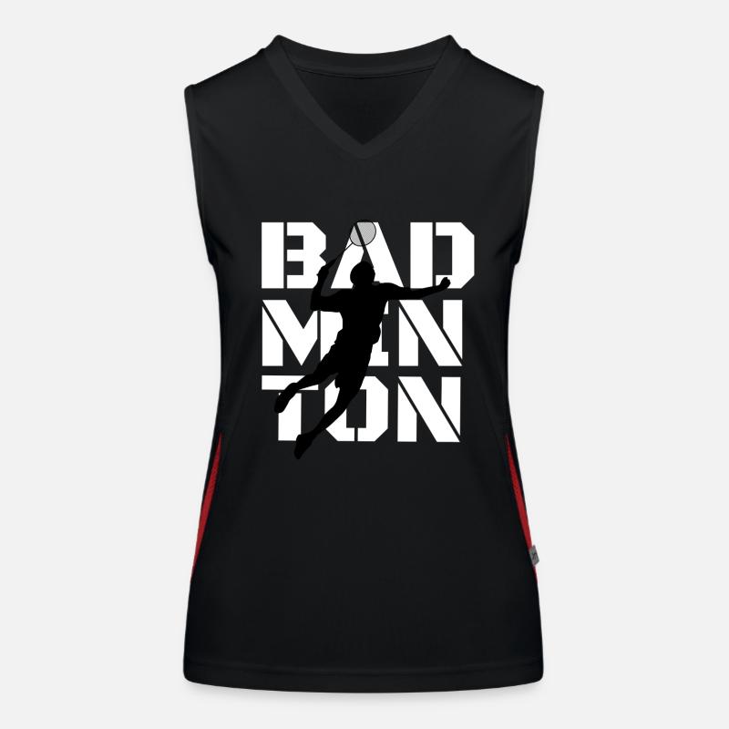 badminton Débardeur respirant contrasté Femme