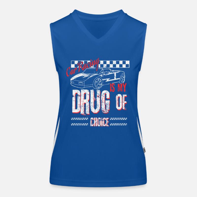 Auto Spruch Funktionelles Kontrast-Tank Top für Frauen