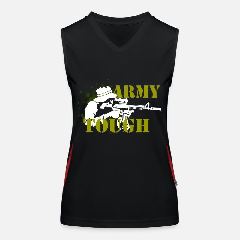 armée Débardeur respirant contrasté Femme